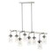 Z-Lite Calliope 8 Light Pendant, Polished Nickel & Clear 617-8L-PN - alternate 2
